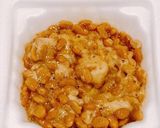 納豆ごはんを、韓国のりで巻いて食べる！作り方1写真