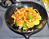 大人も大好きナポリタン風の丼作り方5写真