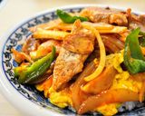 大人も大好きナポリタン風の丼作り方6写真