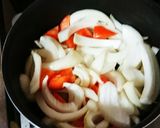 薄切りラム肉のカレー作り方4写真