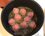 簡単で低糖質なミートボールのチキン煮込み作り方4写真