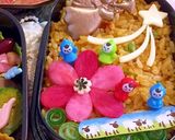 天使とひつじかい★カレーピラフ弁当作り方3写真