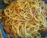 本日の朝 カレースパゲッティ作り方3写真