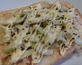 セロリとおかかのspicy塩トースト作り方3写真