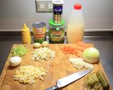 チェコ家庭の味　ポテトサラダ作り方3写真