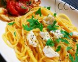 レモン風味♪たっぷりチーズと卵黄のパスタ作り方5写真