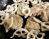 鶏ももとレンコンのマヨペッパーソテー作り方4写真