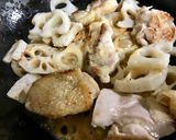 鶏ももとレンコンのマヨペッパーソテー作り方5写真