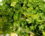 【簡単】セロリとわさび菜の豆腐サラダ作り方1写真