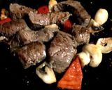 煮込み用牛角切り肉で一口ステーキ塩麹入り作り方4写真