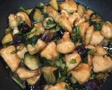 柔らか鶏胸肉とナスと小松菜の甘辛炒め作り方10写真