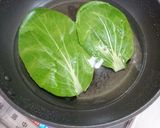 おせち⏹️鶏の葉包み蒸し(チンゲン菜)作り方2写真
