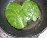 おせち⏹️鶏の葉包み蒸し（チンゲン菜）作り方2写真