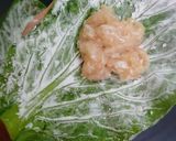 おせち⏹️鶏の葉包み蒸し(チンゲン菜)作り方9写真