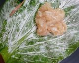 おせち⏹️鶏の葉包み蒸し（チンゲン菜）作り方9写真