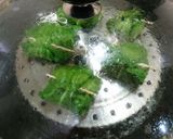 おせち⏹️鶏の葉包み蒸し(チンゲン菜)作り方13写真