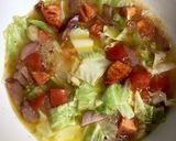 キャベツとトマトのペペロンチーノ!作り方4写真