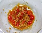 バジル香る♪ミニトマトとツナの冷製パスタ作り方3写真