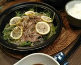 水菜とモヤシのレモン豚バラ蒸し作り方4写真