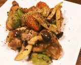 絶品！アボカドと鶏肉のオイスター炒め作り方7写真