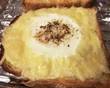 目玉焼きチーズトースト作り方4写真
