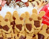 抱っこくま&うさぎの焼きチョコクッキー作り方6写真