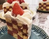 苺のダミエ*ケーキ*サン・セバスチャン作り方12写真