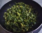 ご飯がすすむ☆大根菜とかまぼこの卵とじ♪作り方1写真