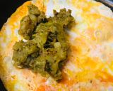 あまったカレーで●カレーオムレツ作り方2写真
