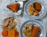 お弁当。かぼちゃ煮作り方12写真