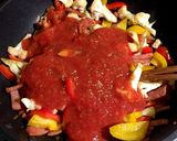 アラビアータ風ごちゃまぜパスタ作り方5写真