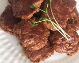 蓮根と豚ひき肉の甘酢ミニハンバーグ ♪作り方4写真