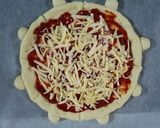 クリスマス★パン生地でツリーピザ作り方18写真