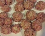 豚ひき肉で☆しゅうまい風味のつくね作り方3写真