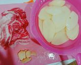 簡単ペッパーポテトと豚バラのバター醤油♡作り方1写真