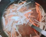 材料 全部 千切りの簡単中華スープ作り方2写真
