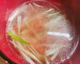 材料 全部 千切りの簡単中華スープ作り方3写真