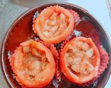 トマトに入ったポテトミートソースグラタン作り方7写真