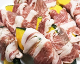 肉巻きかぼちゃの生姜焼き♪作り方4写真