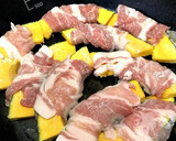 肉巻きかぼちゃの生姜焼き♪作り方5写真