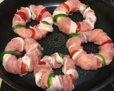 リース風豚deリング焼き作り方3写真
