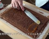ザッハロール／チョコでクリスマスケーキ作り方20写真