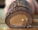 ザッハロール／チョコでクリスマスケーキ作り方28写真
