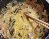 平茸、ベーコン入りスクランブルエッグ作り方7写真