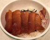 ゴマ卵しょう油に漬けた、マグロの漬け丼！作り方7写真
