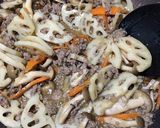あると便利!シャキッと☆そぼろ蓮根。作り方4写真