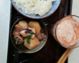 イカと里芋の煮物（血管ダイエット1190作り方4写真