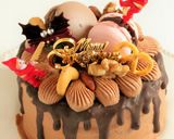 * クリスマス ☆ チョコナッツケーキ♪作り方18写真