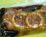 簡単！蜂蜜レモン醤油の柔らか煮豚！他３品作り方3写真