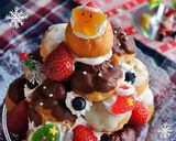 当日OK！プチシューdeクリスマスツリー作り方10写真
